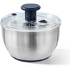 image:imageCAROTE 64 Qt Stainless Steel Salad Spinner Large Lettuce Spinner Vegetable Fruit Washer Vegetable Cleaner Salad Cleaner Lettuce Washer NonSlip Base Multifunctional for Salad Fruits