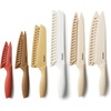 image:imageCAROTE Kitchen Knife Set 6 ColorCoded Knives and 6 Blade Guards 12PieceColorful