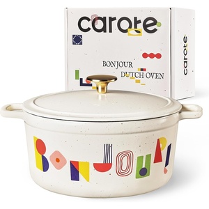 image:imageCAROTE Enameled 5QT Cast Iron Dutch Oven Pot with Gift Box BonjourBonjour