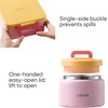 image:imageCAROTE Bento Box for Kids Lunch Box Kids with 8oz Thermos for Hot Food Lunch Container for Girls Boys 3 or 5 Compartments with 2 Removable Dividers BPA FreeLeak ProofDishwasher Safe
