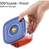 image:imageCAROTE Food Storage Containers with Lids 21 PCS Air Tight Plastic Food Containers with Date Tracking Dial BPA Free Durable Canisters Sets for the KitchenPantryDry FoodCerealSuger Blue