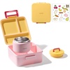 image:imageCAROTE Bento Box for Kids Lunch Box Kids with 8oz Thermos for Hot Food Lunch Container for Girls Boys 3 or 5 Compartments with 2 Removable Dividers BPA FreeLeak ProofDishwasher Safe