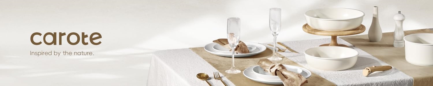 CAROTE | Cookware Sets, Detachable Cookware, Knife Sets, Skillets & Saucepans for Everyday Cooking